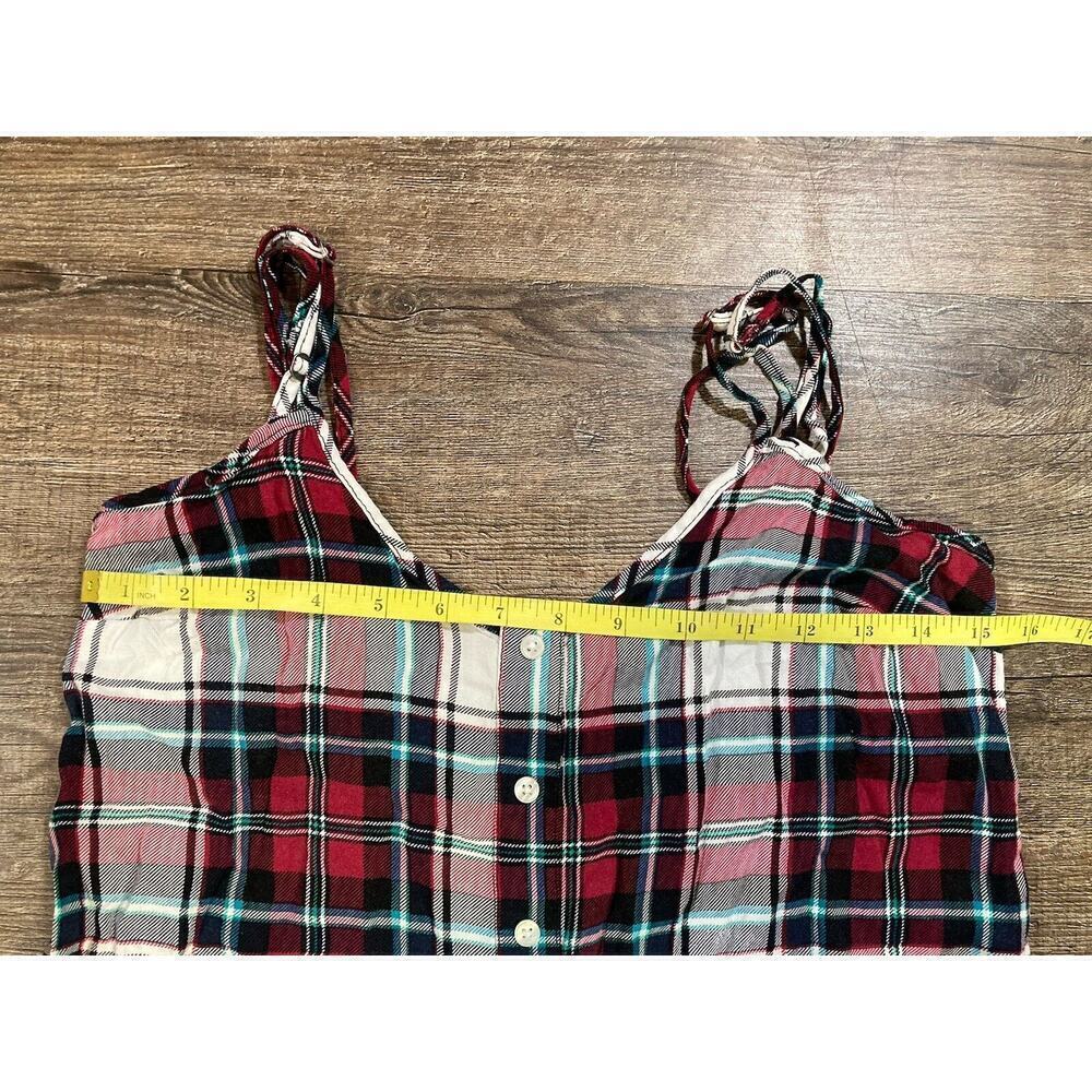 Aeropostale Plaid Strappy Slip Mini Dress Junior Size Small - Picture 6 of 8